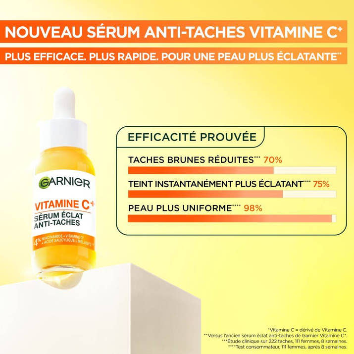 Garnier™ - Sérum éclat anti-tâches
