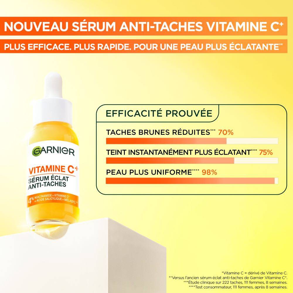 Garnier™ - Sérum éclat anti-tâches
